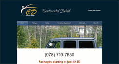 Desktop Screenshot of continentaldetail.com